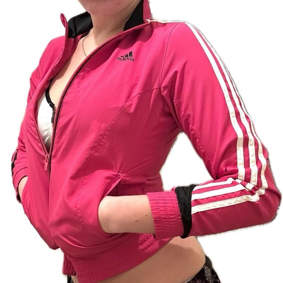 Adidas Hot Pink Windbreaker - Picture 3 of 6